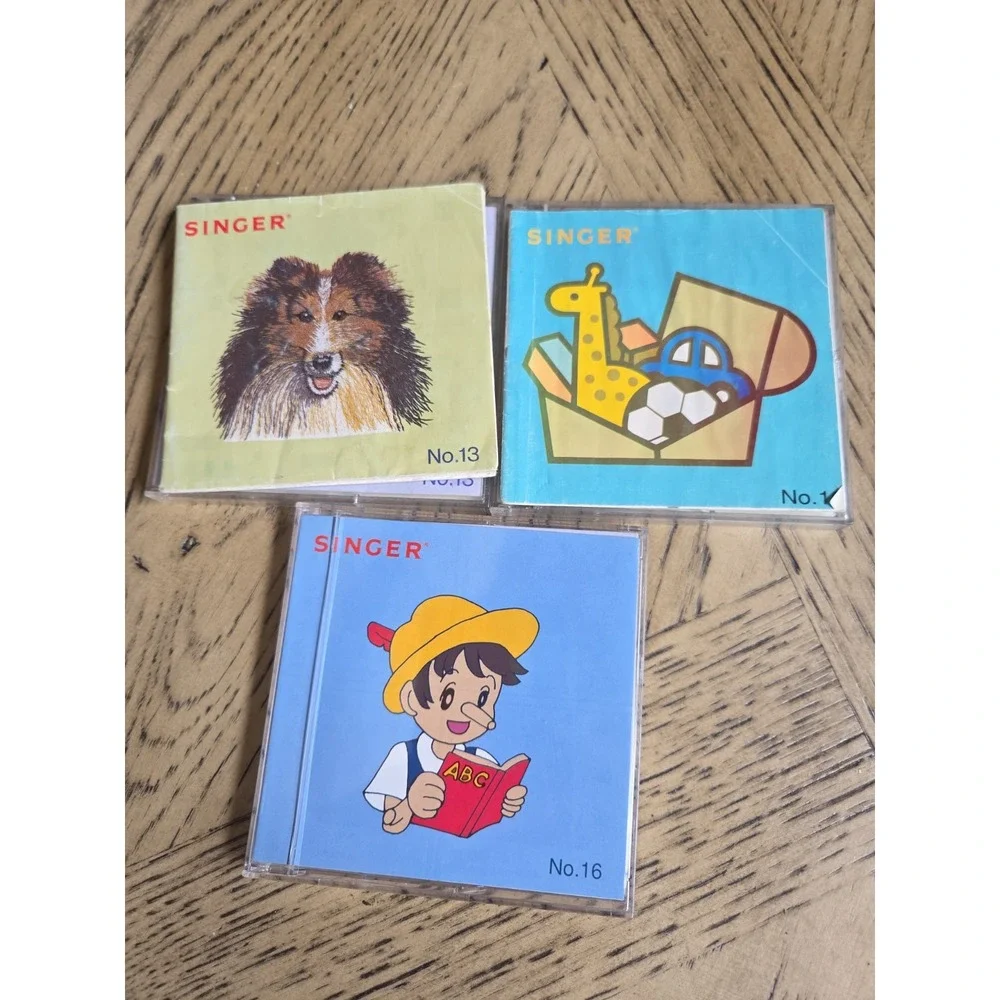 Singer embroidery card
